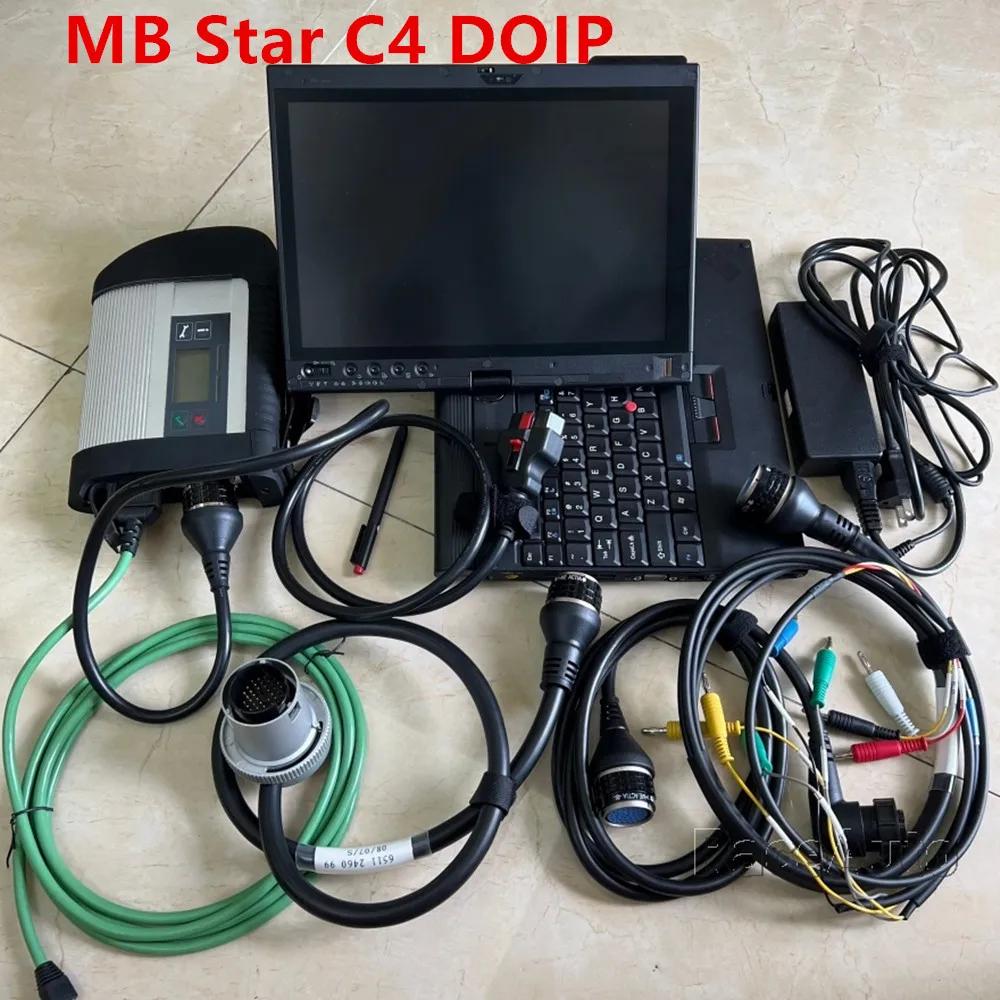 Mb Star C4 Sd Connect PLUS DOIP, SSD 480GB ֽ Ʈ, X220T I5 8G ġ ũ Ʈ   غ,  12V 24V
